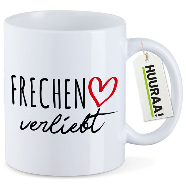 Kaffeetasse Frechen verliebt 330ml