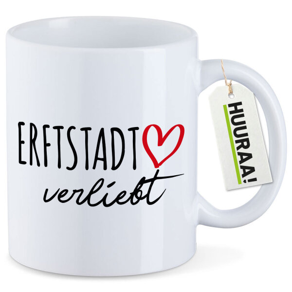 Kaffeetasse Erftstadt verliebt 330ml