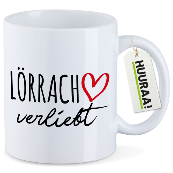 Kaffeetasse Lörrach verliebt 330ml