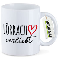 Kaffeetasse Lörrach verliebt 330ml