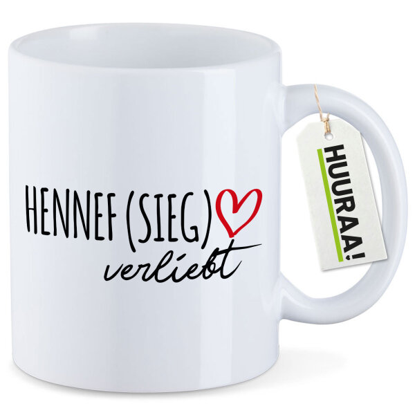 Kaffeetasse Hennef (Sieg) verliebt 330ml
