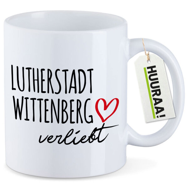 Kaffeetasse Lutherstadt Wittenberg verliebt 330ml