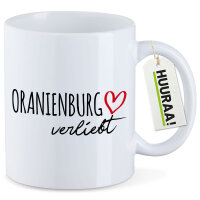 Kaffeetasse Oranienburg verliebt 330ml