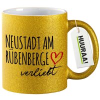 Glitzertasse Neustadt am Rübenberge verliebt 330ml
