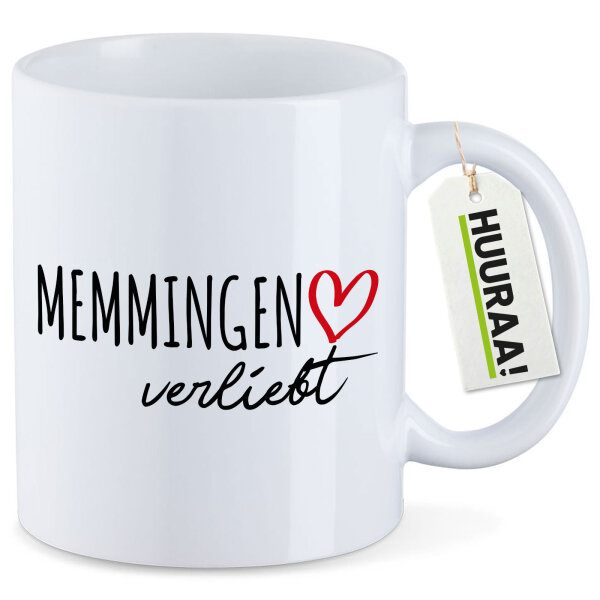 Kaffeetasse Memmingen verliebt 330ml