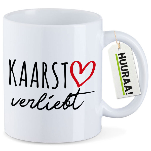 Kaffeetasse Kaarst verliebt 330ml