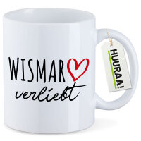 Kaffeetasse Wismar verliebt 330ml