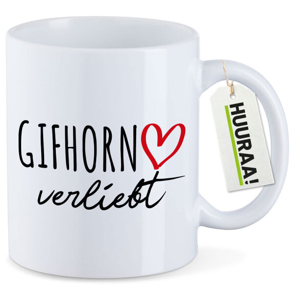 Kaffeetasse Gifhorn verliebt 330ml
