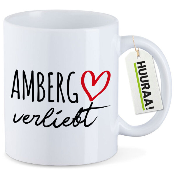 Kaffeetasse Amberg verliebt 330ml