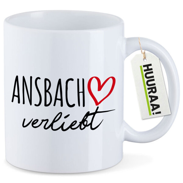 Kaffeetasse Ansbach verliebt 330ml