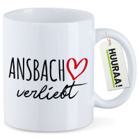 Kaffeetasse Ansbach verliebt 330ml