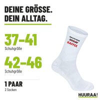 Unisex Socken Brauche mehr Schlaf Kaffee Baumwolle