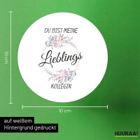 Aufkleber Du Bist Lieblings Kollegin 10cm