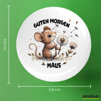 Button Guten Morgen Maus