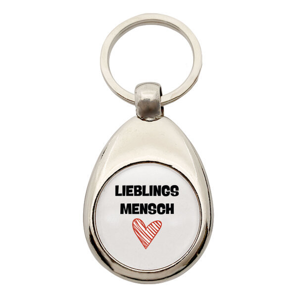 Schlüsselanhänger Lieblingsmensch Herz