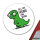 Aufkleber All friends are dead T-Rex 10cm