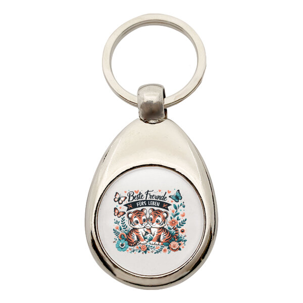Schlüsselanhänger Beste Freunde Tiger