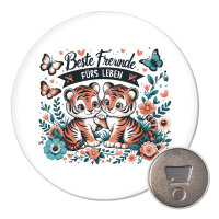 Magnet Beste Freunde Tiger 59mm Kühlschrankmagnet