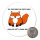 Magnet Drück mich Fuchs 59mm Kühlschrankmagnet