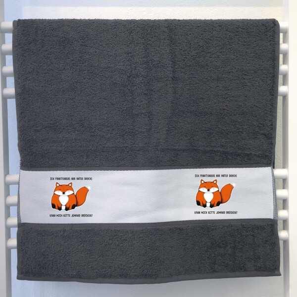 Handtuch Drück mich Fuchs 50x100cm