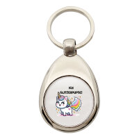 Schlüsselanhänger Ich Glitzerpupse Einhorn