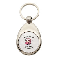 Schlüsselanhänger Kam sah und direkt keinen Bock Faultier Schlüsselring