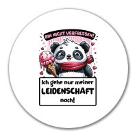 Aufkleber Verfressen, gehe Leidenschaft nach...