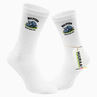 Unisex Socken Nölpferd, alles kacke Nilpferd Baumwolle