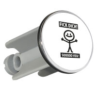 Waschbeckenstöpsel F*ck dick so viel...