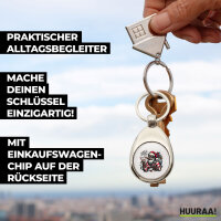 Schlüsselanhänger Cooler Weihnachtsmann Merry...