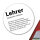 Aufkleber Lehrer Definition 10cm