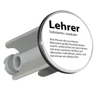 Waschbeckenstöpsel Lehrer Definition 4cm Abflussstopfen