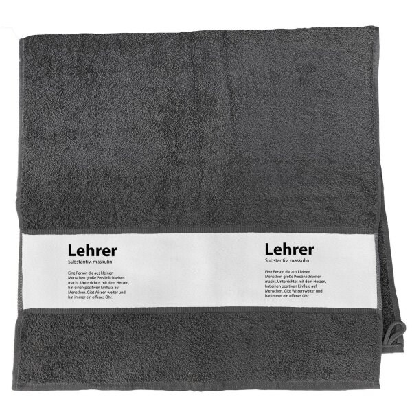 Handtuch Lehrer Definition 50x100cm