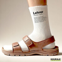 Unisex Socken Lehrer Definition Baumwolle