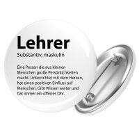 Button Lehrer Definition rund