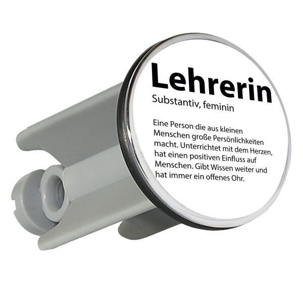 Waschbeckenstöpsel Lehrerin Definition 4cm