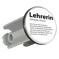 Waschbeckenstöpsel Lehrerin Definition 4cm Abflussstopfen