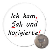 Magnet Kam Sah und korigierte Korrektur 59mm Kühlschrankmagnet Flaschenöffner