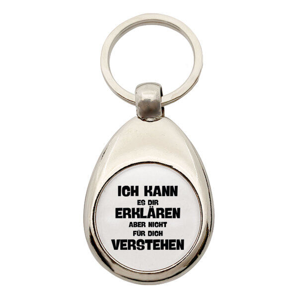 Schlüsselanhänger Kann es erklären nicht verstehen