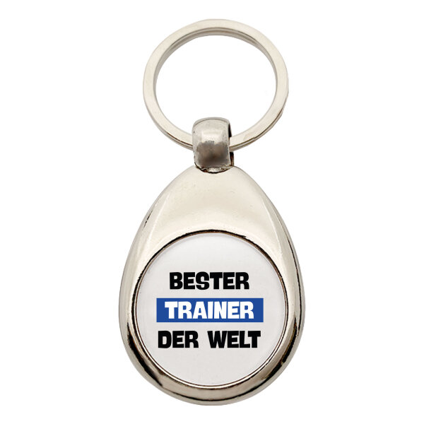 Schlüsselanhänger Bester Trainer der Welt Schlüsselring