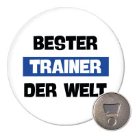 Magnet Bester Trainer der Welt 59mm Kühlschrankmagnet