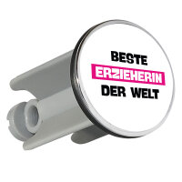 Waschbeckenstöpsel Beste Erzieherin der Welt 4cm