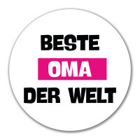Aufkleber Beste Oma der Welt 10cm