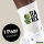 Unisex Socken Tea Rex Dinosaurier Größe 37/46 White Motiv Tennissocken