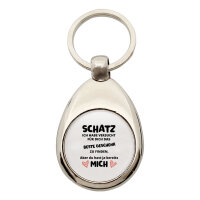 Schlüsselanhänger Schatz versucht das beste Geschenk zu finden. Aber du hast mich.