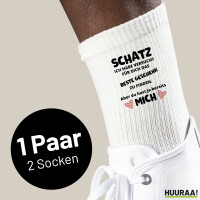 Unisex Socken Schatz versucht das beste Geschenk zu...