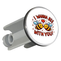 Waschbeckenstöpsel Wanna Bee with you. Bienen 4cm