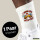 Unisex Socken Wanna Bee with you. Bienen Größe 37/46 White Motiv Tennissocken