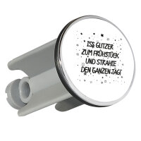 Waschbeckenstöpsel Iss Glitzer zum...