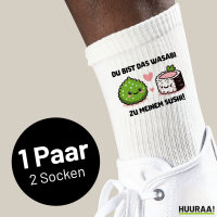 Unisex Socken Bist das Wasabi zu meinem Sushi...